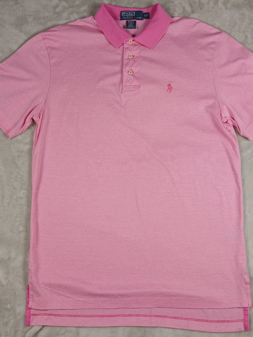 Polo Ralph Lauren Polo Shirt S Men's Pima Cotton Pink
